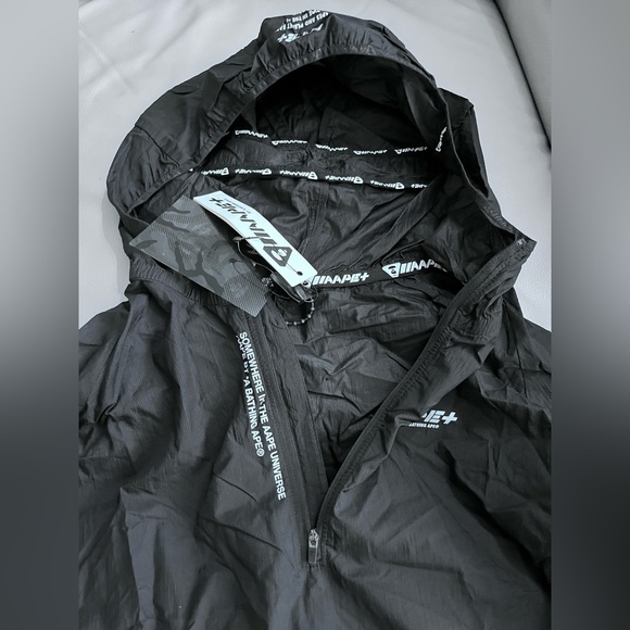 NWT-AAPE+ by A Bathing Ape (BAPE) Thin Quarter Zip Windbreaker-Men XL/Women XXL - Picture 9 of 15